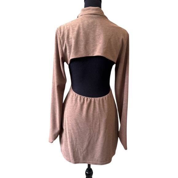 ATOIR X RTR REVOLVE Women's Coffee Brown Baseline Mini Dress Size 10 - Picture 5 of 7